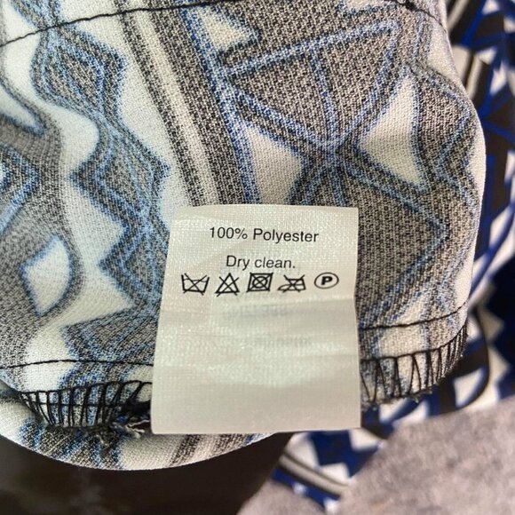 J. Crew Factory size 0 Blue Sydney Patterned Crop Joggers - Picture 12 of 14